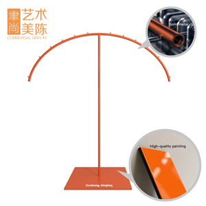 Estante de exhibición de ropa de Metal con forma de paraguas personalizable YUSHANG, diseño Original, varios colores, agua ligera ecológica - Product Image 5