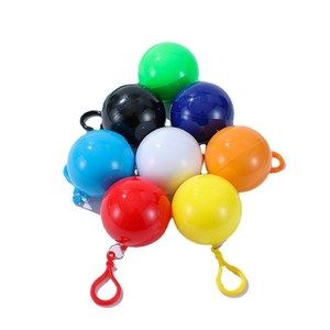 Promotional Girls Raincoat Colorful Keychain Design Waterproof Disposable Durable for Outdoor Tours - Product Image 2