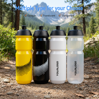 Bouteille de sport souple à compression pour vélo, sans BPA, personnalisable avec logo, 800 ml, légère et anti-fuite, pour activités de plein air