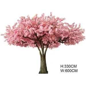 De gros lumineux rose cherry blossom arbre-Rose Artificielle Fleur De Cerisier Pour La Décoration de centres De Table de Mariage