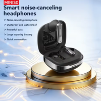 MINISO MS115 AI Translation TWS Earphone Headset HiFi Wireless Headphone Mic Noise Reduction Earbuds Game Headset