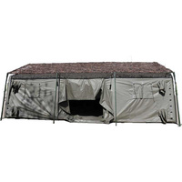 Tente d'urgence robuste en toile de style Ridge, surplus militaire, pour le camping et les interventions en cas de catastrophe, imperméable, pour l'extérieur, en promotion
