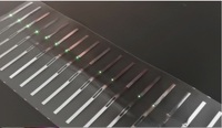 Étiquettes LED RFID UHF à haute efficacité, antenne LED RGB en PET, dimensions personnalisables pour une localisation précise des articles, imprimantes RFID à distance