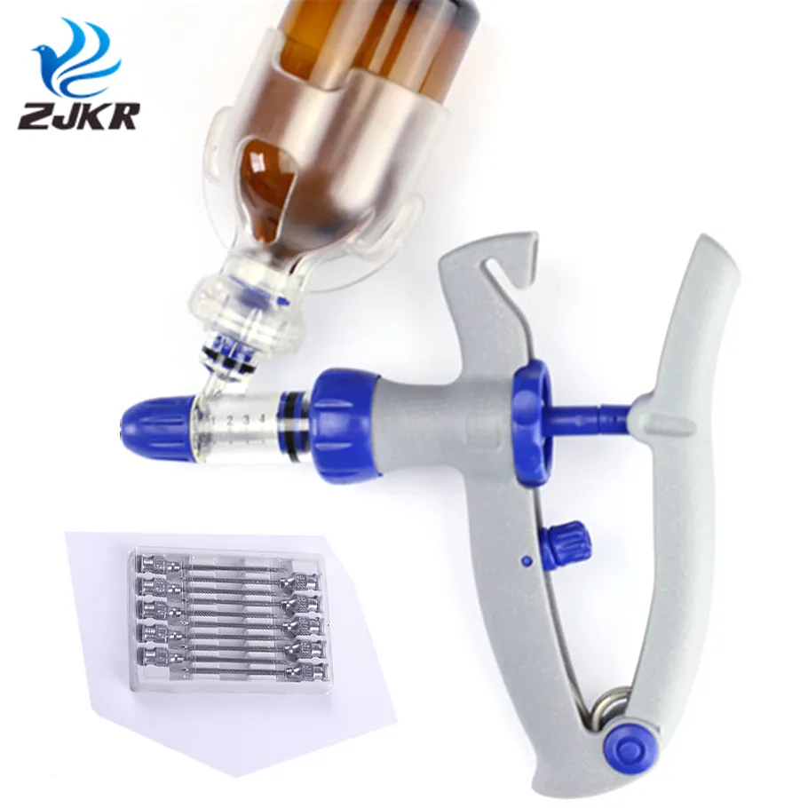 KD108 CETTIA automatic plastic steel veterinary vaccine continuous syringe cow livestock injector price for pig