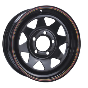 Jantes de <span class=keywords><strong>remorque</strong></span> 13 14 <span class=keywords><strong>15</strong></span> 16 pouces, pneus et roues en acier pour pièces de <span class=keywords><strong>remorque</strong></span>, PCD 5*114.3 6*139.7 5*150 Noir brillant mat - Product Image 2