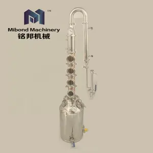 2" 3" 4" 6"Stainless Steel Modular Moonshine Pot still reflux Distillation Column