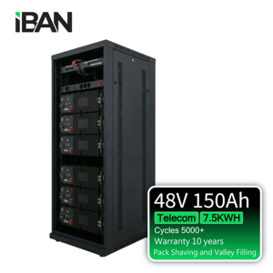 แบตเตอรี่ลิเธียม Lifepo4 48v 150ah ราคาประหยัด ปรับแต่งได้ แบตเตอรี่ลิเธียมอัจฉริยะสำหรับโทรคมนาคม - Product Image 5
