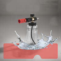 Canon à mousse à large ouverture pour nettoyeur haute pression, lance à mousse épaisse pour lavage de voiture, canon à savon réglable avec connecteur rapide