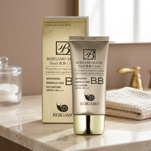 BERGAME ESCARGOT MAGIQUE BB CRÈME (SPF 50 + PA + + +) de soins de la peau de corée blemish balm couverture parfaite pour les femmes de luxe de haute qualité - Product Image 3