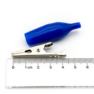 Alta Qualidade <span class=keywords><strong>Mini</strong></span> Metal Niquelado Jacaré Clipe Multi Cor Personalizado 5A 10A Clipe de Bateria com Botas Isoladas - Product Image 6