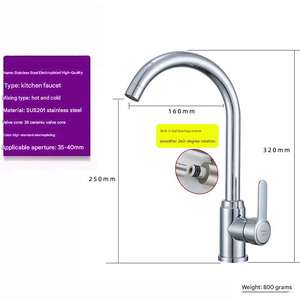 <span class=keywords><strong>Robinet</strong></span> de <span class=keywords><strong>cuisine</strong></span> de qualité <span class=keywords><strong>professionnelle</strong></span> : double fonction, étanche, construction anti-explosion, sans rouille - Product Image 3