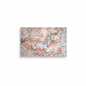 Arte de Pared en Vidrio con Diseño de Mármol Dorado: Elegante Impresión en Lienzo para Decoración de Lujo, Lienzo Enrollado - Product Image 2
