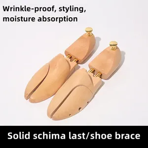 Al por mayor, superventas: Horma ajustable de madera con doble tubo, protector de pliegues para zapatos, mantiene la forma y absorbe la humedad - Product Image 3