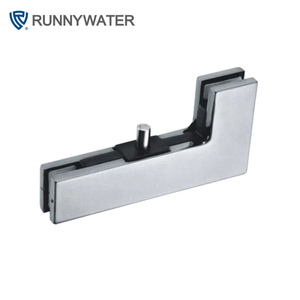 최고 판매 프레임리스 유리문 스테인리스 스틸 클램프 고정 힌지 L자형 상단 패치 피팅 제조업체 - Product Image 2