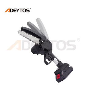 เลื่อยโซ่ไฟฟ้าแบบพกพา DIY อุตสาหกรรม แบตเตอรี่ลิเธียมจีนที่ดีที่สุด มอเตอร์ไร้แปรงถ่าน OEM - Product Image 1