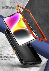 Funda Protectora 3 en 1 para Teléfono Móvil <span class=keywords><strong>iPhone</strong></span> 16 15 <span class=keywords><strong>14</strong></span> 13 12 11 Plus SE, Protección Completa Contra Impactos, TPU+PC - Product Image 3