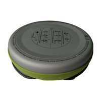 Nouvelle bouilloire pliable en silicone avec logo personnalisé, bouilloire pliable pour le camping et la cuisine