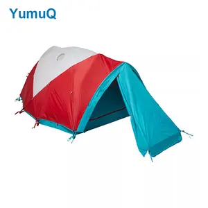 YumuQ 234cm 70D 나일론 태 피터 PU 코팅 2000mm 방수 높은 고도 등산가 야외 캠핑 하이킹 텐트