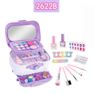 En stock, <span class=keywords><strong>jeu</strong></span> de princesse, cosmétiques, boîte de <span class=keywords><strong>maquillage</strong></span>, ensemble de vernis à ongles, ongles pressés, cadeau pour enfants, jouet, trousse de <span class=keywords><strong>maquillage</strong></span> pour filles - Product Image 6