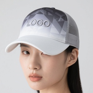 Venta al por mayor logotipo personalizado unisex todo tipo de clima gorra para correr estilo deportivo descuento a granel impresión bordado para actividades al aire libre - Product Image 3