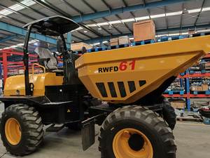 Dumper basculant Yanmar, moteur diesel turbocompressé 57,3 kW, capacité 6 tonnes, <span class=keywords><strong>charge</strong></span> utile 4,2T, commande hydraulique, benne en alliage, 4x4, pour travaux de construction - Product Image 4