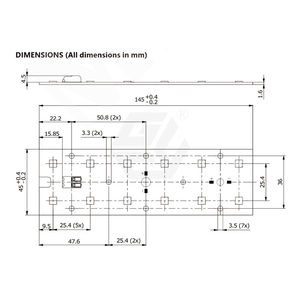 Cung cấp số lượng lớn mô-đun zhaga 36W 2x6 mảng, smd5050led dc36v 12LED, với phụ kiện quang học PC 12h1 cho chiếu sáng đường phố ngoài trời - Product Image 2