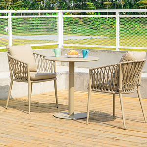 <span class=keywords><strong>Ensemble</strong></span> de Table et chaise en <span class=keywords><strong>bois</strong></span> de luxe 6 places en aluminium, <span class=keywords><strong>ensemble</strong></span> de Table basse de <span class=keywords><strong>balcon</strong></span> prêt à être expédié - Product Image 4