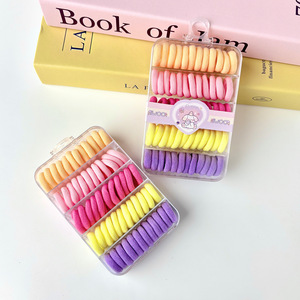 Iwoo – attaches pour cheveux pour enfants, bandes élastiques en velours couleur bonbon, 15x5cm, usage quotidien - Product Image 4