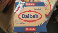 Pâtes spaghetti séchées certifiées halal Daibah d'Égypte |   Emballage en sac/boîte de 500 g