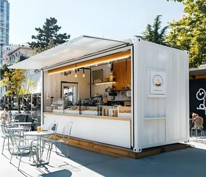 Quick Set Prefab Cabin Steel Convenience House para edificio de oficinas Sala de estar Hotel Tienda Exposición - Product Image 5