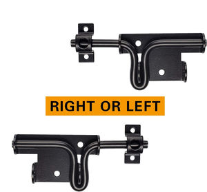 כבד פלדה שחור חבית בורג שקופית לרית הגעה חדשה עבור גדר ויניל עץ גדר יארד מנעול דלת עם חור מנעול - Product Image 2