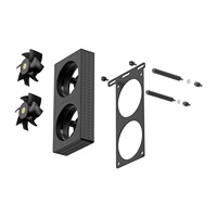 Dissipateur thermique en plastique haute performance Thermalright MC-2 ARGB NOIR avec interface 4 broches pour le refroidissement du boîtier d'ordinateur
