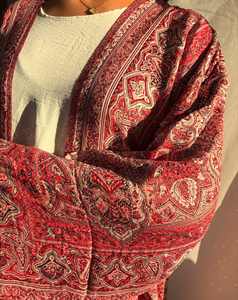 Abaya Bohème Élégante Miyake à Motif Paisley, Robe Cardigan en Chiffon de Haute Qualité, Grande Taille, Plissée, Style Dubaï, pour Femme - Product Image 2