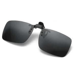 Lunettes de soleil polarisées UV400 à clipser en métal, forme carrée et rectangulaire, pour femmes et hommes, vente en gros, mode 026 - Product Image 4