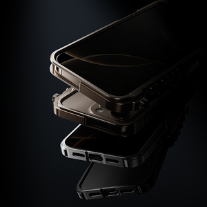 BONERUY M13 funda de teléfono de aleación de aluminio anti caída y botón de disipación de calor funda protectora de teléfono adecuada <span class=keywords><strong>para</strong></span> 15 16 17 proMAX - Product Image 6