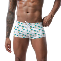 Nouveau design Boxer respirant pour hommes grande taille Maillots de bain Sous-vêtements Maillots de bain Pantalons courts de plage