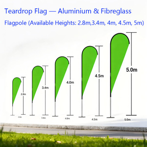 Custom Beach Feather <b>Flags</b> Fiberglass Flagpole Polyester Material Outdoor Advertising Promotion Decor - Product Image 6