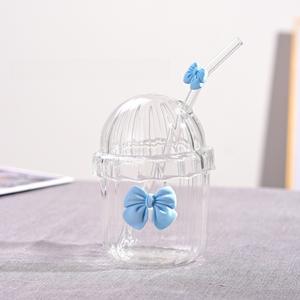 Tasse à lait et à jus transparente créative pour la maison, tasse à boire en forme d'animal, en verre borosilicate haute qualité, tasse monocouche - Product Image 5