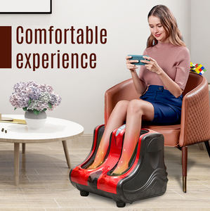 Mejor venta última máquina de compresión de aire pierna masajeador terapia vibrador pie masajeador con calefacción - Product Image 4