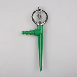 360 dönen Metal yuvarlak kelebek yağmurlama plastik spike 1/2"