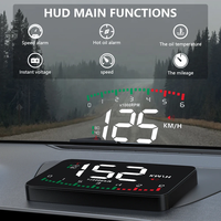 WiiYii Factory Universal OBD2 A900 Head-up-Display LED-Geschwindigkeit messer Plug & Play Windschutz scheibe HUD für Autos