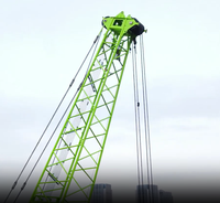 Nouvelle grue de levage lourd de 150 tonnes ZCC1500V, grue sur chenilles hydraulique à flèche en treillis de 150 tonnes