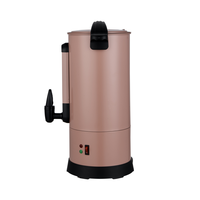 Urne à café électrique en acier inoxydable de qualité supérieure, durable, avec contrôle de température, anti-chauffe à sec, pour banquets et événements.