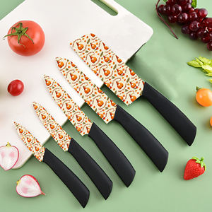 Nouveautés Ensemble de 5 pièces Couteau de cuisine en céramique à lame en plastique Couteau de chef Qualité supérieure Livraison rapide Fabriqué en usine Ebay - Product Image 4