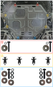 Accesorios para Automóviles, Protector de Motor de Acero 3D de Alta Calidad, Placa Protectora para Mitsubishi <span class=keywords><strong>Eclipse</strong></span> Cross 2018-2022 - Product Image 3