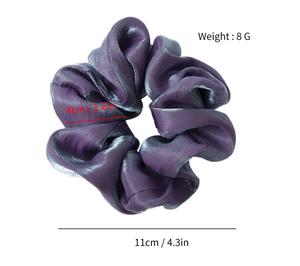 Ensemble de 12 chouchous en mousseline de soie pour fille, chouchou élastique pour queue de cheval - Product Image 6