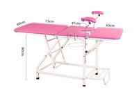 Chaise gynécologique médicale portable en acier réglable