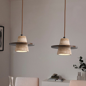 Décoration d'îlot de cuisine <span class=keywords><strong>Béton</strong></span> Minimaliste Simple Natural Yellow Cave Stone lustres et lampes design - Product Image 2