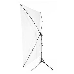 Màu xanh lá cây Màn hình <span class=keywords><strong>Backdrop</strong></span> Kit với đứng 5ft x 6.5ft màu xanh lá cây <span class=keywords><strong>Backdrop</strong></span> đứng với x-hình dạng nền hỗ trợ đứng cho streaming video - Product Image 2