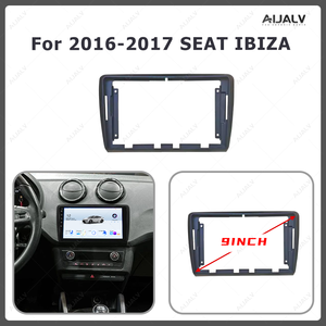 Aijia Oferta Especial Marco Estéreo para Radio de Coche de 9 Pulgadas para <span class=keywords><strong>SEAT</strong></span> <span class=keywords><strong>IBIZA</strong></span> 2016-2017 Unidad Principal 2DIN Modificación de Tablero Pantalla BT Carplay - Product Image 6
